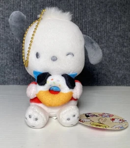 Pochacco Plush Doll Sanrio characters 2019 hang keychain 5” donut *read* - Picture 1 of 14