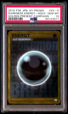 PSA 10 Gem Mint Darkness Energy XY-P Golden Present Campaign Holo 2015 Japanese - Image 1 of 2