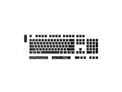 HyperX Pudding Keycaps 2 - Full Key Set - PBT - Black (US Layout) - Image 1 of 4