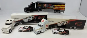 NASCAR - #28 Davey Allison - 1993 (3) TRANSPORTERS 2 CARS 1:64 Die Cast - Picture 1 of 19