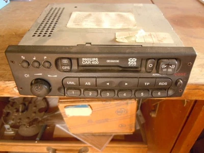 GM Philips Opel Car 400 RDS Autoradio Kassettenradio  mit Codekarte - Bild 1 von 4
