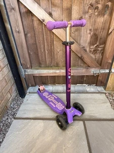 Maxi Micro Scooter Deluxe Lila Blinkende Räder Original Microscooter - Bild 1 von 12