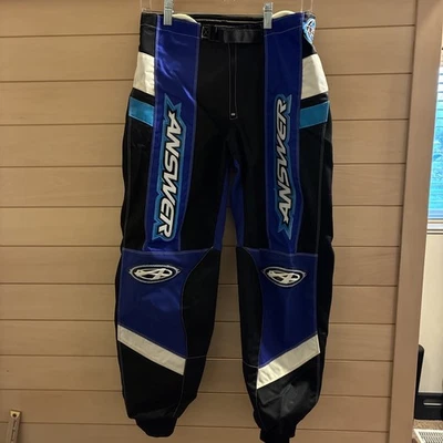 NOS Vintage Answer Team 2 Racing Competition Motocross VMX Men's Pants Size 30 - Image 1 of 4