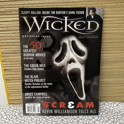 Wicked Magazine premiere issue Winter 1999 october Foto 1 de 4