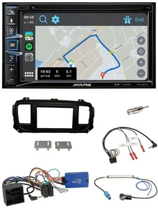 Alpine DAB TMC Bluetooth 2DIN USB Lenkrad Navigation für Citroen Spacetourer Jum - Bild 1 von 12