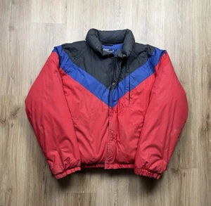 Vintage Polo Ralph Lauren Suicide Ski Down Jacket Men’s XL Puffer Full Zip Rare - Picture 1 of 10