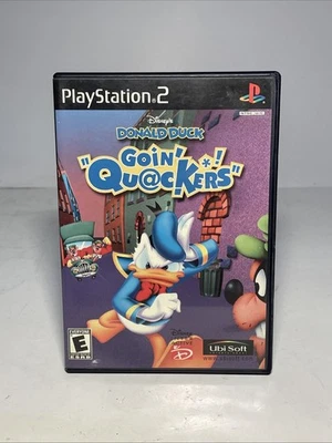 Disney Donald Duck Goin' Quackers - Sony PlayStation 2 PS2 - Sin manual - Probado Foto 1 de 4