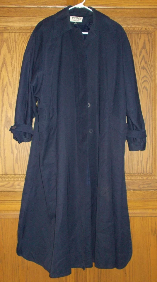 KASPER A.S.L.  TRINCHERA MUJER AZUL OSCURO TALLA 6 Foto 1 de 2