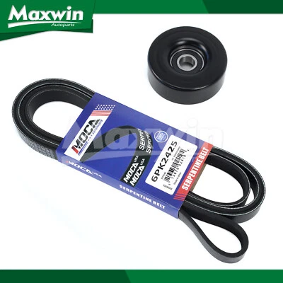 Serpentine Belt Idler Pulley Set fit Chevrolet Silverado 3500 Classic GMC Sierra - Image 1 of 4