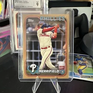 2024 Topps Series 2 Whit Merrifield Gold /2024 #661 Phillies 0506 - Picture 1 of 2