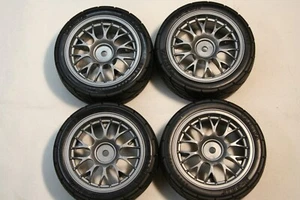 Tamiya 1/10 4WD/FWD Touring Car wheel set Radial (new) - Photo 1/4