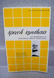 Bell System Speech Synthesis Science Experiment No. 3 Electronic 1963 MANUAL - Picture 1 of 8