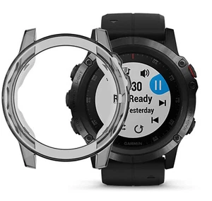 For Garmin Fenix 5 TPU Case Shockproof Cover + Tempered Glass Screen Protector - Picture 1 of 13