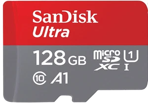 SanDisk 128GB Ultra microSDXC Card With Adapter Highspeed 140 MB/s Camera Mobile - Picture 1 of 6
