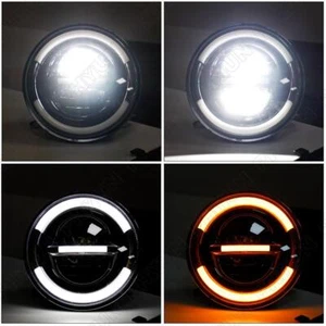 7 Inch LED Round Motorcycle Headlight High / Low Beam Daytime Running Light 12V - Picture 1 of 11