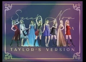 New 18"x24" Holographic Taylor Swift SPEAK NOW TAYLOR'S VERSION ERAS LITHOGRAPH - Picture 1 of 3