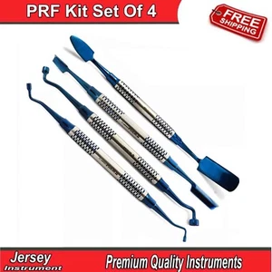 Dental PRF Kit Set Of 4 Carriers Surgical Implant Compactor Periosteal Elevators - Picture 1 of 5