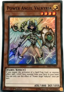 Power Angel Valkyria SR05-EN003 Super Rare 1st Edition YuGiOh TCG Card - Picture 1 of 1