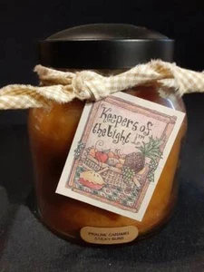 KEEPERS of LIGHT JAR CANDLE PRALINE CARAMEL STICKY BUNS 26 oz - Picture 1 of 5