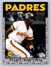 2021  Topps 1986 Baseball 35th Platinum Anniversary #86B-77 Tony Gwynn #'d/70
