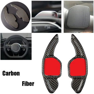 Подрулевое колесо из углеродного волокна для Audi A3 A4 Q3 Q5 B8 A5 A6 A7 TT - Изображение 1 из 4