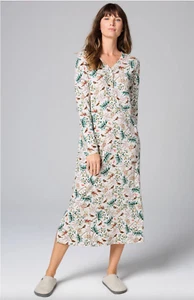J.Jill ~ 2X ~ NEW Very Pretty Sleep Ultrasoft Long Sleeve Gown ~ NWT (1X10) - Picture 1 of 8