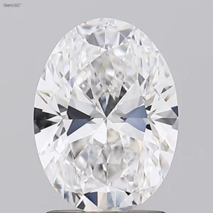 0.90ct Oval Cut Lab-grown Diamond IGI Certified D Colour VS2 Clarity - Picture 1 of 5