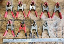 Set Of 9 Clamps For Wood And Metal Working