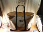 Vintage Made Ll Bean Freeport Maine Boat And Tote Black Trim  16