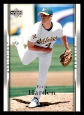 2007 Upper Deck  #187 Rich Harden Oakland Athletics