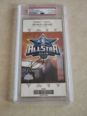 KEVIN DURANT SIGNED TICKET 1ST ALL STAR GAME 2010 ASG RARE PSA DNA HOF ROCKETS🚀 - Image 1 of 4