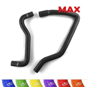 For Mitsubishi Colt Ralliart Z27A 4G15 NEW 8 COLORS Black Silicone Radiator Hose - Imagen 1 de 6
