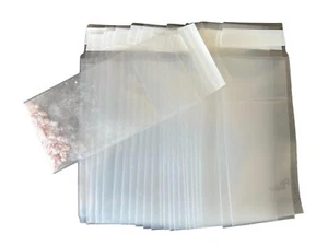 Confezione da 100 sacchetti frantoio per pillole, sacchetti per medicinali usa e getta, plastica trasparente spessa - Foto 1 di 4