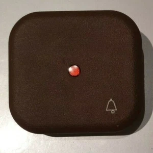 Busch-Jaeger LX Kontrollwippe Farbe 201 mahagonibraun mit Symbol Klingel - Bild 1 von 2