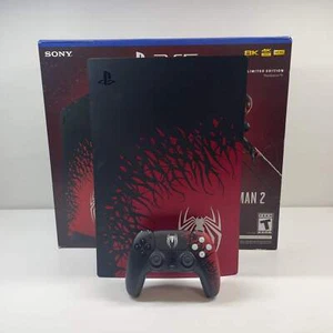 Sony PlayStation 5 Disc Edition PS5 825GB Spider-Man 2 Limited Edition Console - Picture 1 of 18