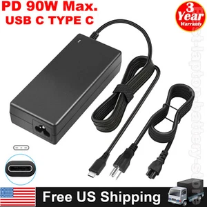90W For Dell Thunderbolt 3 USB-C Type C Power Adapter Charger LA90PM170 0TDK33 - Picture 1 of 14