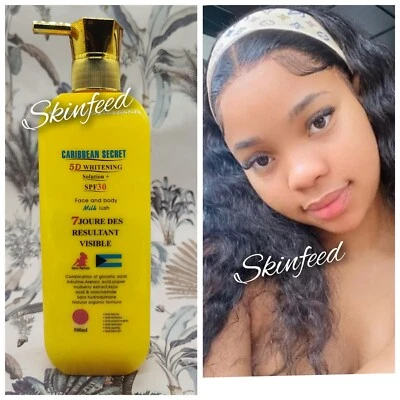 Caribbean secret 5D whitening face and body milk 500mlx 1 super 👌 effective - Image 1 of 2