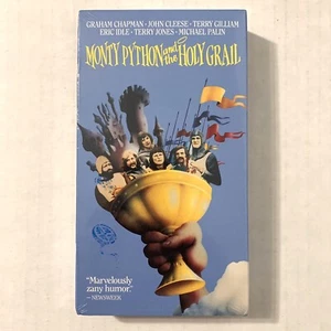 Sealed Monty Python And The Holy Grail VHS Videocassette Blue Reel Watermark Vtg - Picture 1 of 8