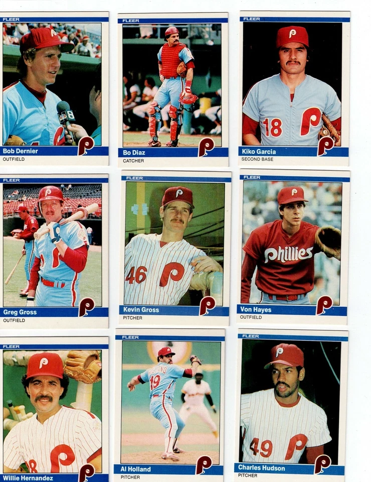 1984 FLEER BASEBALL COMPLETE YOUR SET U PICK 1-250 - Image 1 of 1