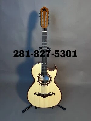 Bajo quinto King Caoba Rizada Y Abeto Canadiense Foto 1 de 4