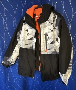Vibrant 2 in 1 Swiss Tech Winter Jacket for Boys Size 14-16, Hooded! - Picture 1 of 10