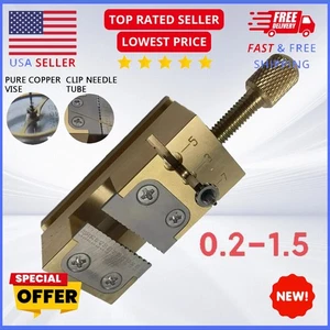 Copper Watch Repair Tool Holder Watchmaker Lightweight Portable Wheel Vice Clamp - Picture 1 of 10