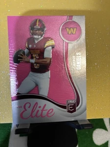 2025 Donruss Elite Series Football "The Elite" #5 Jayden Daniels [Pink] - Bild 1 von 4