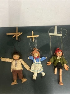 Vintage Berling Marionette Puppet, Wood & Plastic Handpainted, F 2 Other Types - Picture 1 of 11