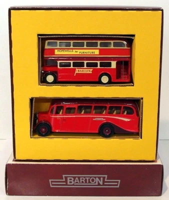 Corgi 1/50 Scale Diecast D41/1 - Bedford OB Coach & AEC Regent - Barton - Bild 1 von 4
