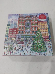 Puzzle Christmas At Union Square 500 pezzi di Galison scatola da costruzione lucida - Foto 1 di 8
