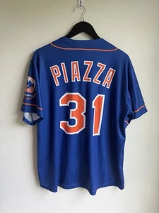 New York Mets Mike Piazza Promotional Jersey Size Large - Picture 1 of 12