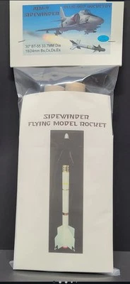 Estes Aim 9 Sidewinder Flying Model Rocket Kit #2125 Model Rocket Clone Sealed  - Image 1 of 4