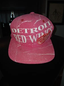 Vintage CCM Detroit Red Wings Hat Snapback - Picture 1 of 10