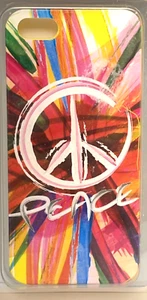 Fine Life iPhone 5 Peace Design Schutzhülle Bunt - Bild 1 von 3